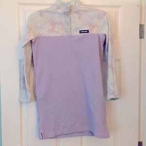 Lands end girls pastel fleece dress